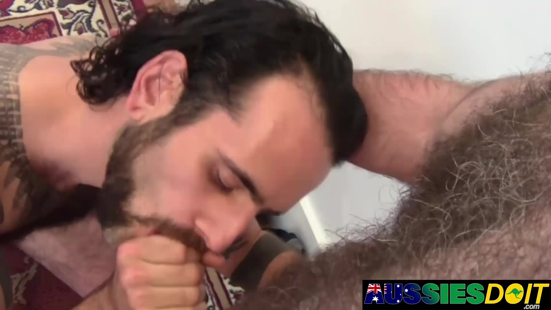 Tattooed Australian Rocco Receives Alex Intense Pounding